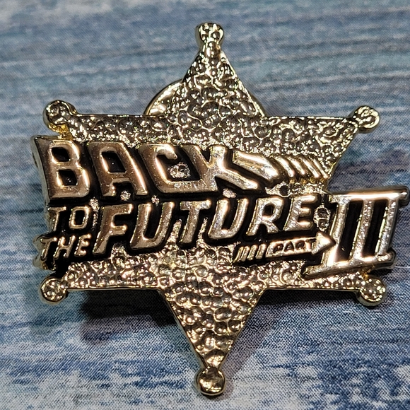 Back to the Future III Badge Pin. - Picture 6 of 6